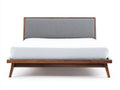 Lit en bois 160×200×95 cm – marron – style scandinave contemporain