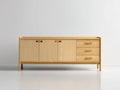 Meuble TV 180×42×75 cm – bois marron clair – design moderne pour salon