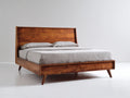 Lit en bois 160×200×95 cm – marron – design moderne naturel